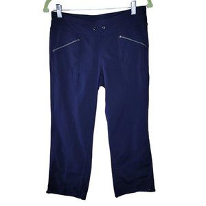 Athleta Blue Cropped Leggings Women Size S